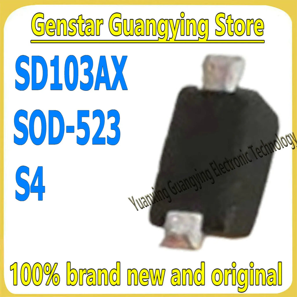 (100 pieces) SD103AX, Part Number: S4 SOD-523, 40V 350mA Schottky Diode, 100% Brand New