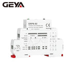 GEYA GRP8 PTC Thermistor Motor Protection Relay AC/DC 24-240V Wide Range Overload Overheat Phase Failure Starter Protection