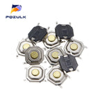 100PCS 4X4X1.5MM SMD Tactile Tact Push Button Micro Switch 4*4*1.5mm Push Button Copper Head Keys Button 4Pin