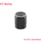5Pcs/1pc Rotary Encoder EC11 EC12 EC16 15mm 20mm Half Plum Axis Handle Length Code Switch Digital Potentiometer with Switch 5Pin