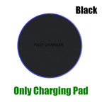 Wireless Charger Pad for iPhone 17 16 15 Pro Max Samsung Galaxy S26 S25 S24 Ultra-Thin Fast Wireless Induction Charging Station