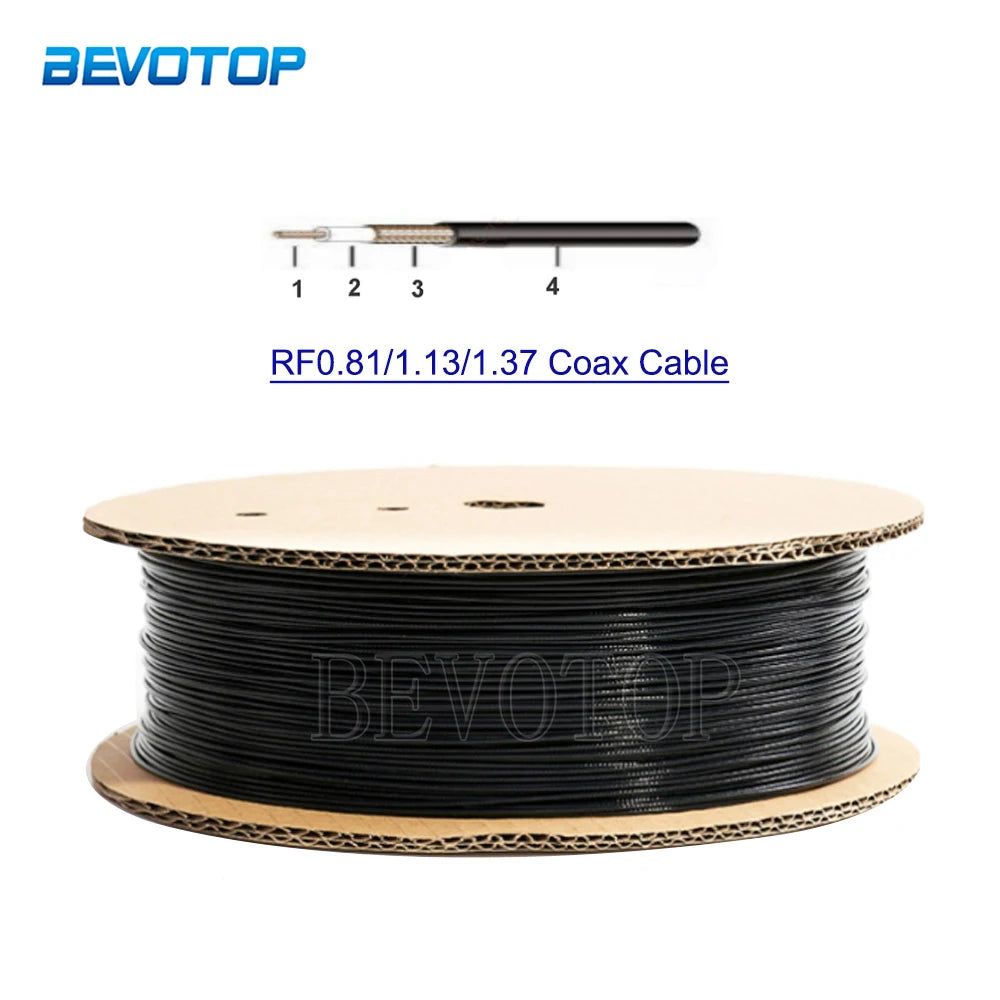 1M-500M  RF0.81/1.13/1.37 RF Coaxial Cable Pigtail RF Coax Extension Cord Mini Wire for IPX-1/IPX-3/IPX-4 MHF4 Connector