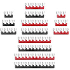 1pcs 15A 600V Dual Row Strip Screw Terminal Block With 2pcs Terminal Strip Short Piece TB Connector 3 4 5 6 8 10 12 Position