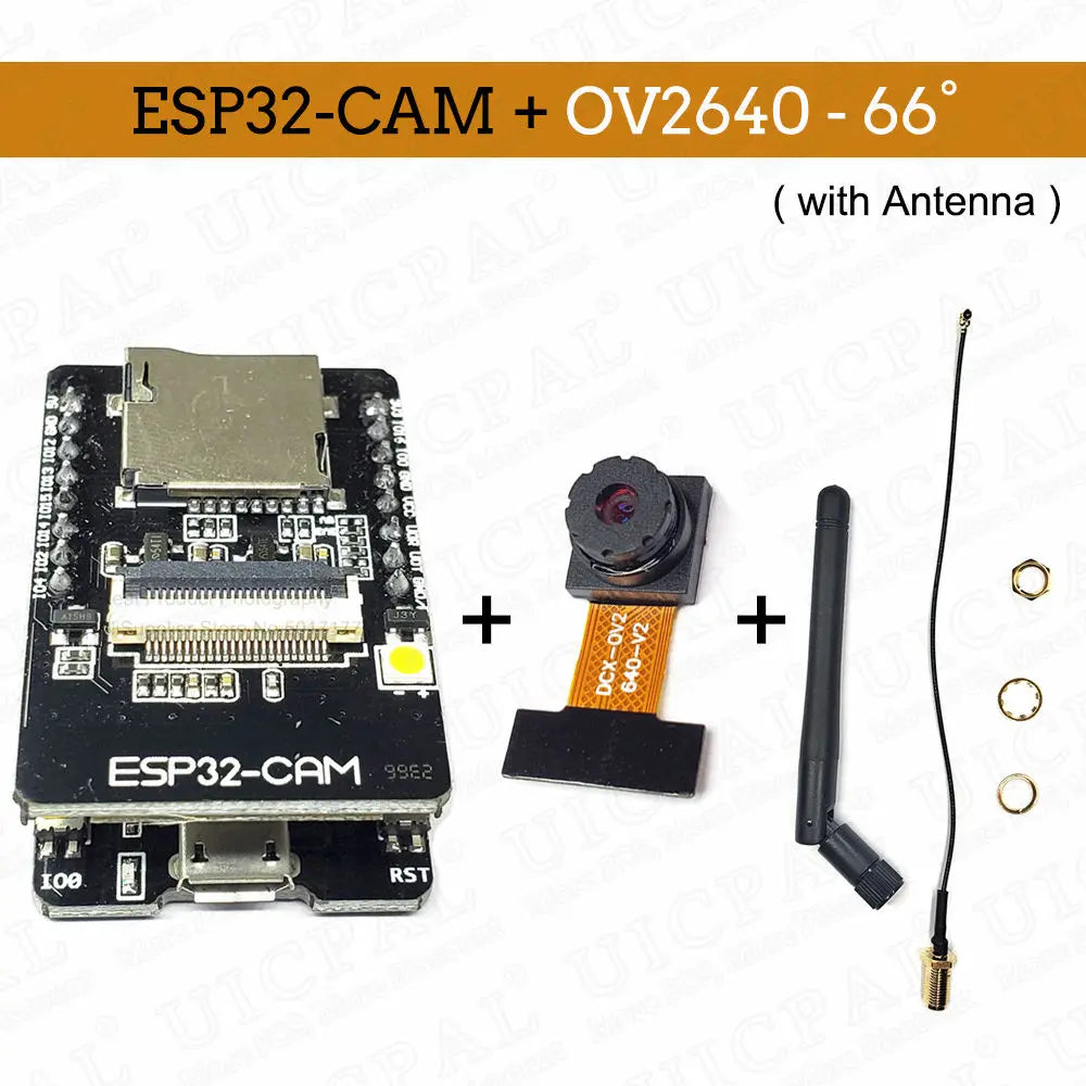 Original ESP32-CAM Camera Module Kit 2.4 GHz WiFi Bluetooth 8MB PSRAM OV2640 Camera Module 66 120 160 Degree 850nm Night Vision