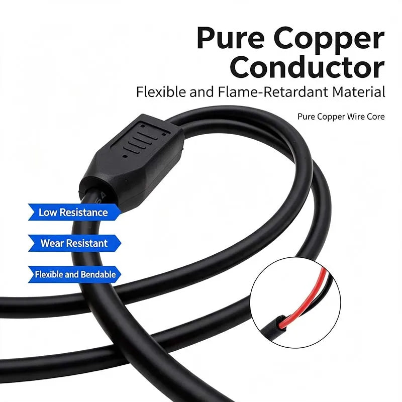 2PCS XT60 Lithium-Ion RC Model ESC Connector DC Female to XT60H Male Charging Cable Set Charging Interface