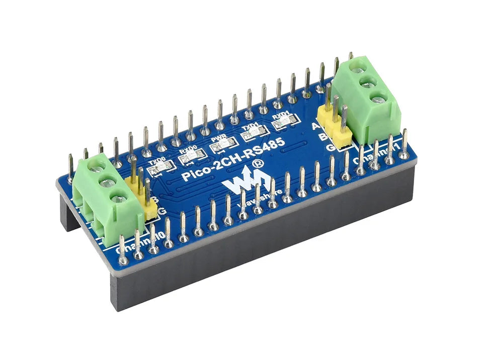Waveshare 2-Channel RS485 Module for Raspberry Pi Pico SP3485 Transceiver UART To RS485