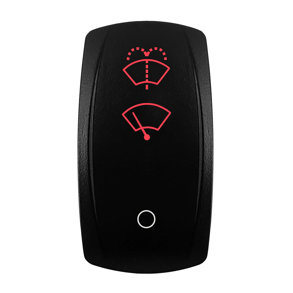 Red Led Light Rocker Switch 12V/24V SPST DPDT Toggle Switch ON OFF/ ON OFF ON Backlight Latching / Momentary Dash Panel Control