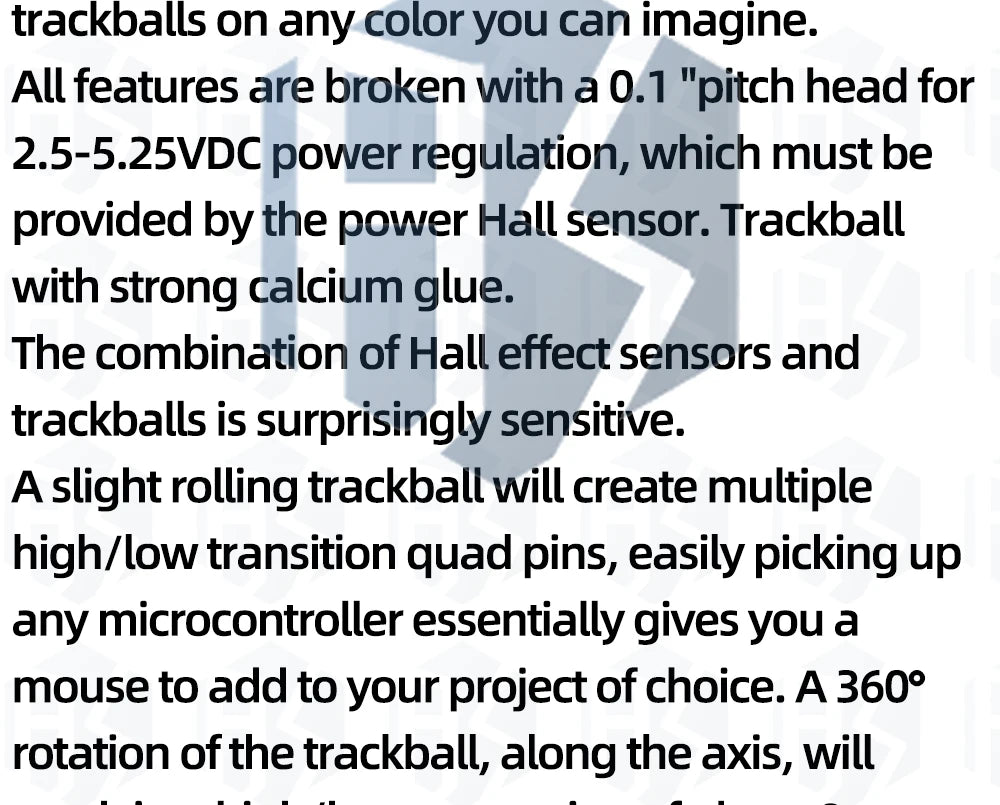 BlackBerry Trackball Sensor Mouse Trackball Hall Effect Sensor 360°Trackball Module