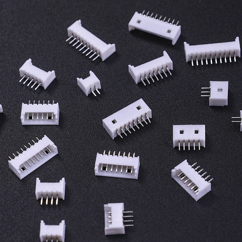 5Sets Electronic Connector Kit with Cables SH1.0 JST1.25 ZH1.5 PH2.0 XH2.54 Female to Male 2-10 Pin Options for DIY Projects