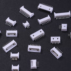 5Sets Electronic Connector Kit with Cables SH1.0 JST1.25 ZH1.5 PH2.0 XH2.54 Female to Male 2-10 Pin Options for DIY Projects