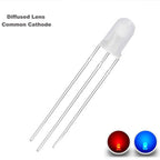 100 Pcs 5mm Led Diode Bicolor Two Color Red Green Blue Commmon Anode Cathode 2V 3V 20mA F5 Light Emitting Lamp Blub For DIY PCB