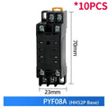 10PCS Miniature Control Relays Small Intermediate Relay AC 12V DC 24V AC220 HH52P HH53P HH54P HH62P HH63P HH64P MY2P MY2NJ