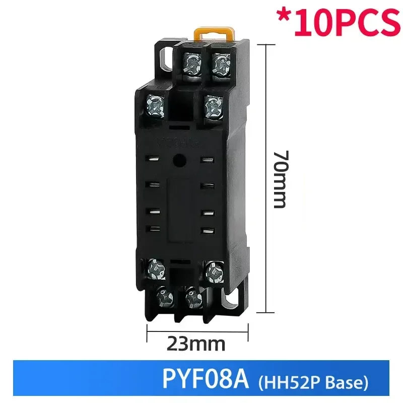 10PCS Miniature Control Relays Small Intermediate Relay AC 12V DC 24V AC220 HH52P HH53P HH54P HH62P HH63P HH64P MY2P MY2NJ