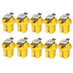 10pcs T5 B8.5d LED Car Interior Lights Instrument Panels Bulbs Low Power 5050 SMD Automobile Dashboard Switch Lamp 12V Luces