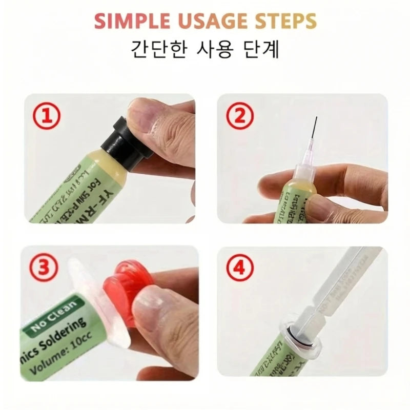 RMA-223 10cc Flux No Clean Flux Soldering Iron Welding Flux Consumer Electronics Repair Solder Paste For Phone LED BGA SMD PGA