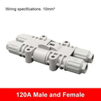120A 1200V Male Female Connector Waterproof Big Current Parking Air Conditioner Plug Electric Forklift Generator Connectors