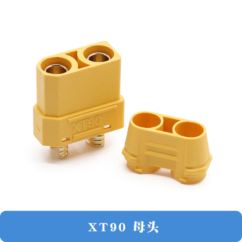 Xt90 Male and Female Connector Aircraft Model Lithium Battery Connector Xt90s Electrical Adjustment Gold-Plated Cable Plug
