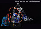 Four Degree of Freedom Assembly Robotic Arm Microcontroller Soldering Kit Acrylic Robotic Arm DIY Maker Learning Parts