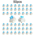 50 PCS Keyboard Switch Keyboard Clicker Key Replacement 3 Pin Tactile Switch Keyboard Replacement Accessories