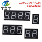 TZT 0.28/0.36/0.4/0.56 inch LED display 7 Segment 1/ 2 / 3 / 4 Bit Digit Tube Red Common Cathode / Anode Digital led 7segment