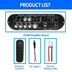 2.1 Channel Bluetooth 5.0 Amplifier Board High-Power HiFi Subwoofer Digital Amplifier Board for Home and Outdoor Sound Systems