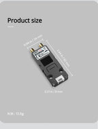 M5Stack Unit C6L LoRa Communication Unit ESP32-C6 Wi-Fi 6 & SX1262 868-923MHz Supports Meshtastic with OLED for IoT