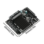 DC 6-72V BLDC Three Phase DC Brushless Motor Controller PWM High Power 1600W 20A Hall Motor Control Driver Board Motor Regulator