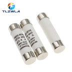 5PCS 10*38 Fast blow Ceramic Fuse 10X38MM Fuse 380V 500V 0.5A 1A 2A 3A 4A 5A 6A 8A 10A 16A 20A 25A 32A 40A RO15 RT18 RT14