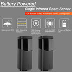 IP54 Automatic gate wireless battery infrared safety beam photocell sensor with presence function