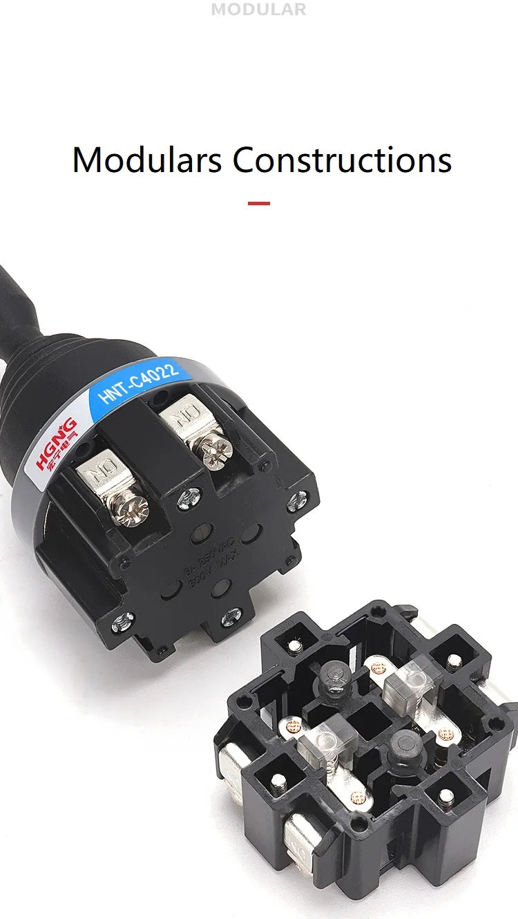 2 4 Way position Monolever switch joystick 30mm Toggle Joystick Rocker Cross Switches Reset Momentary Self Latching switch HNT