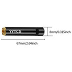 YYTCG 6.35mm female audio cable Welded Plug 6.5 Three core single stereo extension connector 1Pcs