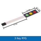 1 2 3 4 5 6 7 8 Key Button Membrane Switch Matrix Array Keyboard Keypad Control Panel Pad DIY Kit For Arduino Smart Car