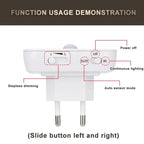 Night Light Motion Sensor LED Light Plug/Rechargeable Lamps Children'S Night Light Wireless Night Lamp for Bedside Table Bedroom
