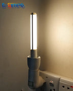 2pc GX23/G23 2Pin 6W LED Lamp 360D 600lm CFL PL-S 13W Equivalent 2Side View 85-265V AC Horizontal Plug Machine Reading PL Light