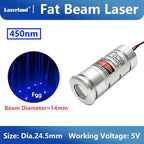 Red Green Blue Fat Beam Laser Module Diode for Halloween Haunted House Escape Room KTV Bar Ball