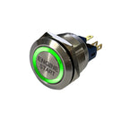 19mm 22mm 25mm 30mm Laser 'ENGINE START STOP' Engine Button ON OFF Ring Illuminated Momentary Push Button Switch+CE+RoHS