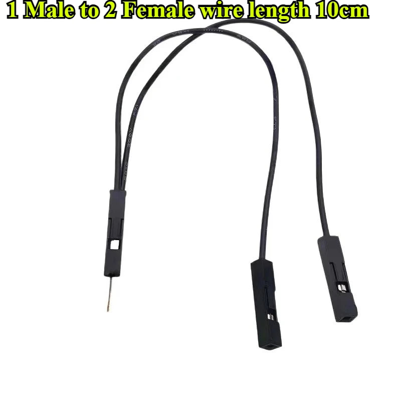 Dupont Terminal Wire 2.54mm 1 Male/Female to 2/3/4/5 Female/Male Jumper Splitter 2P/3P/4P/5P Pins Jumper Splitter Adapter Cable