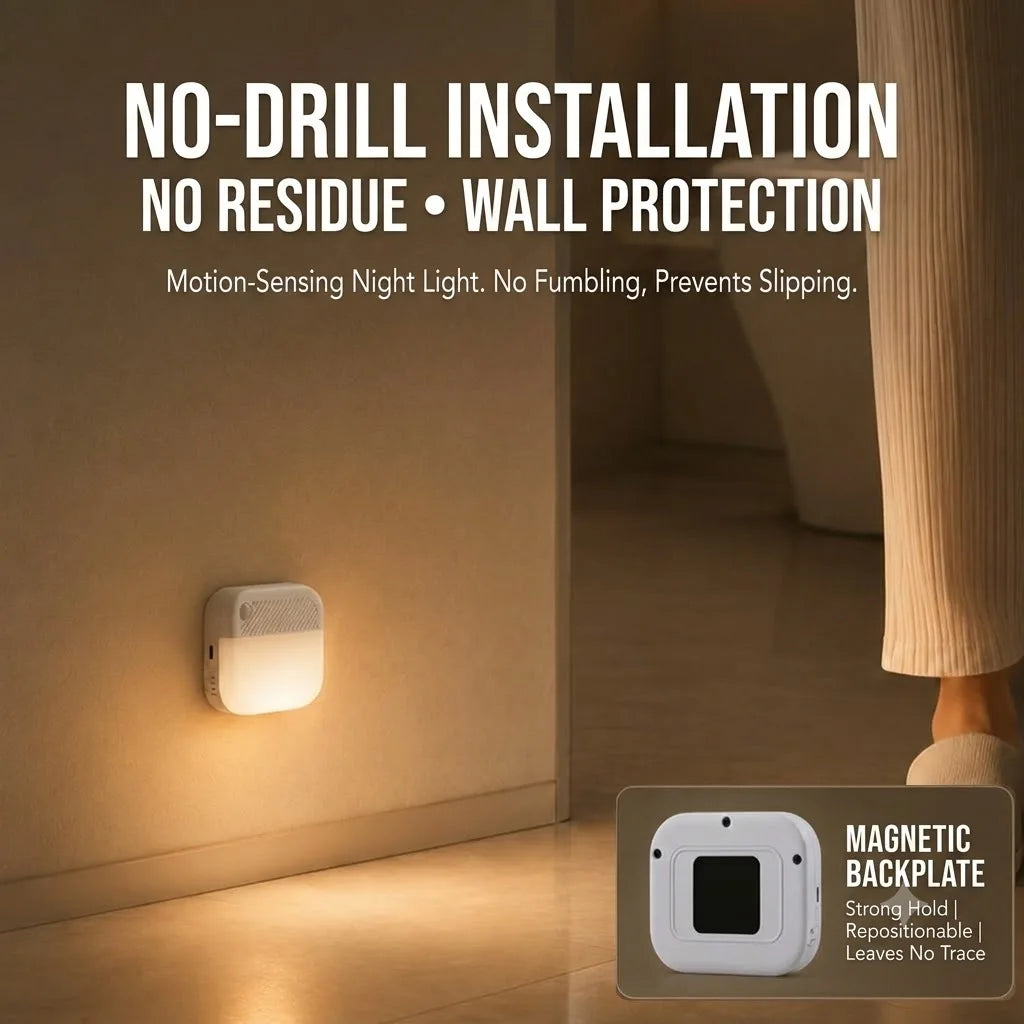 Night Light Motion Sensor With LED Light EU/US Plug Lamps Children'S Night Light Wireless Night Lamp For Bedside Table Bedroom
