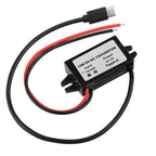DC-DC 12V/24V to 5V Converter Buck Module Power Adapter USB-A Female/C Type/Dual USB/Open Wire Connector Waterproof Dustproof