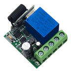QIACHIP 433MHz Wireless Remote Control Switch Dry Contacts RF Relay Module DC 5V 12V 24V 48V 60V Remote Controls Gate Door Light