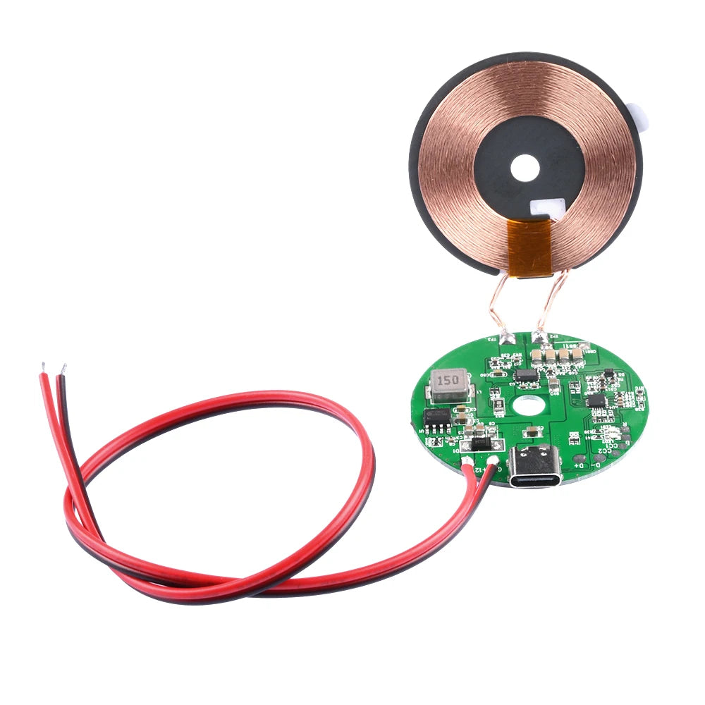 5V/9V/12V 9V-30V 20W High Power Wireless Fast Charger Transmitter Module Type-C Fast Charging Circuit Board for Mobile Phone