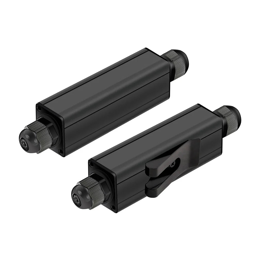 Waterproof Cable Gland Electronic Engineering Box Powercon Couplers Extender Connector Housing Case with 4-8mm PG9 Cable Entry