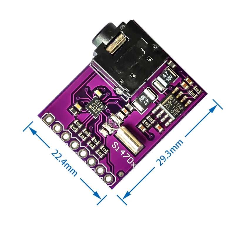 Si4703 FM RDS RBDS Tuner Breakout Board Digital Radio Broadcast Data Processing Module For Arduino AVR ARM PIC With Pins