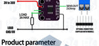 INA219 GY-169 GY-471 MAX471 3A Current Sensor Module Consume Current Detection Module for Arduino DC 0 -30V