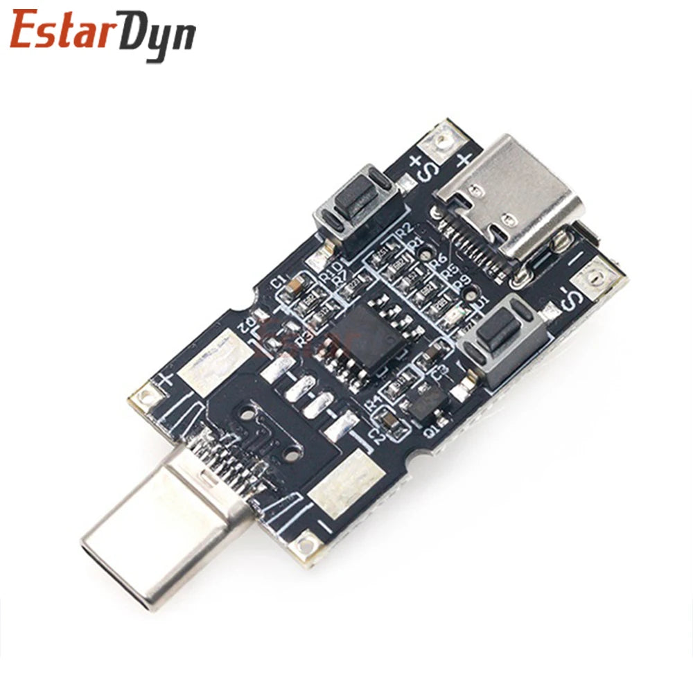 Estardyn  100W 5A USB-C PD/QC Decoy Trigger Module 5V/9V/12V/15V/20V Fast Charging Protocol Board for Charger Aging Test