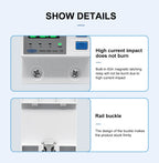 TOMZN TOVPD1-63DK Isolate L N 110V 230V AC Din Rail OVP OCP UVP Voltage Protector 63A Relay Automatic Adjustable Delay-ON