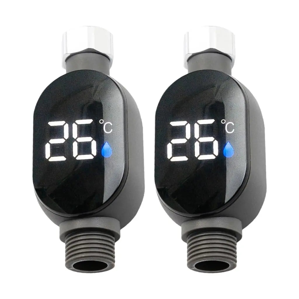 Bathroom Thermometer LED Display 0℃~99℃ Water Temperature Meter Shower Head Thermometer Accurate Digital Measurement Tool