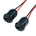 Waterproof USB C Female Charging Port Connector 1Pcs Chassis Mount Jack for DIY Electronics Project Use