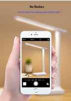 Chargeable Folding table lamp eye protection touch dimmable LED lamp bedroom reading USB rechargeable table lamp 2026