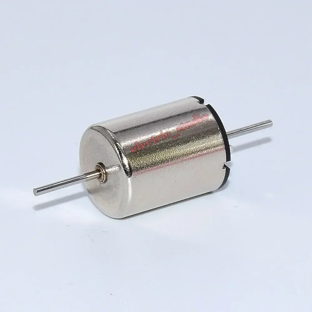 1PC DC 12V 816 1020 1215 1524 Coreless Motor Dual Shaft High Speed for Rail Train